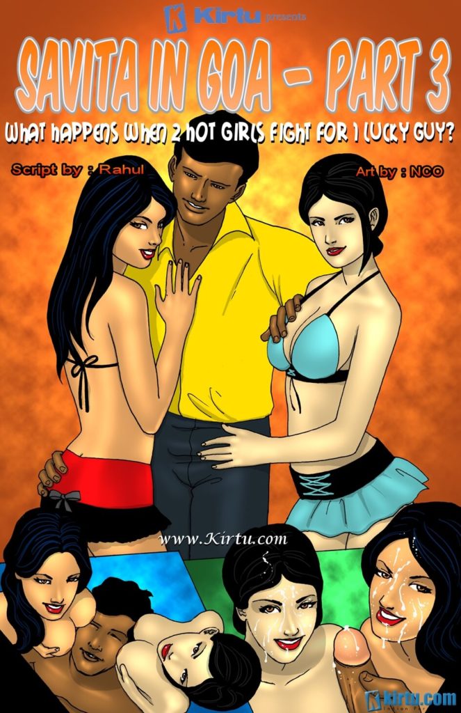 Savita Bhabhi in Goa Episode 3 - 2 Hot Girls fight for 1 Lucky Guy?